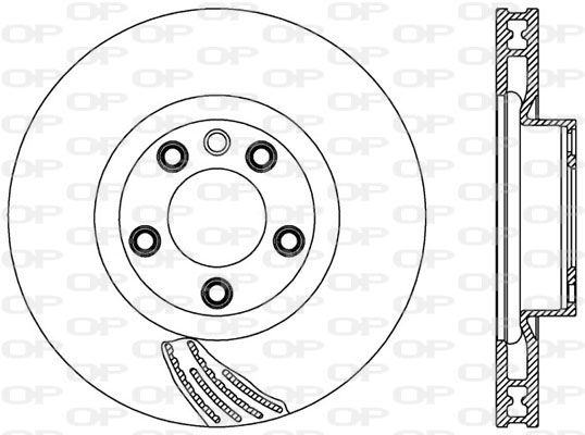 OPEN PARTS Тормозной диск BDR2574.20